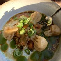 Kimchi and dumplings (vegan)  at LAUCH in Basel