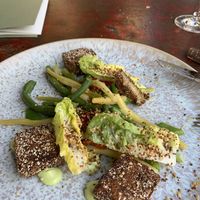 Mushroom polenta (vegan)  at LAUCH in Basel