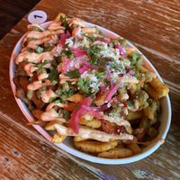 Loaded fries   at Antojitos - The Dog House in Edinburgh