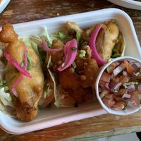 Banana blossom tacos  at Antojitos - The Dog House in Edinburgh