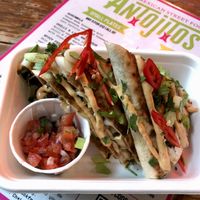 Quesadilla with ch*kn  at Antojitos - The Dog House in Edinburgh