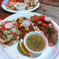 Taco trio & quesadillas   at Antojitos - The Dog House in Edinburgh