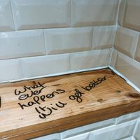 Positivity from the loo 🚽   at Antojitos - The Dog House in Edinburgh