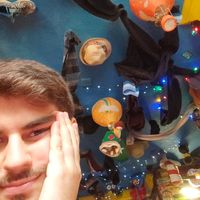 selfie of the ceiling and my shocked face hehe. pretty cool place!! at Antojitos - The Dog House in Edinburgh