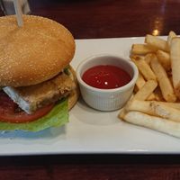 Tofu Burger at Oxleys Bar & Kitchen in Picton