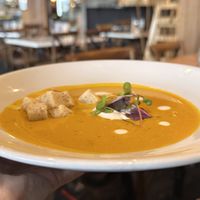 Soup of the day- Pumpkinn  at Oxleys Bar & Kitchen in Picton