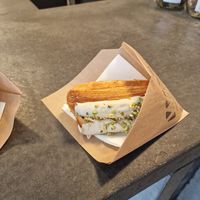 Pistachio peach 5€ at WAY Specialty Coffee Roasters - Voldersstraat in Ghent