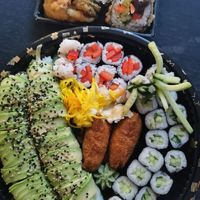 Inari & Avocado Rolls, Papurika Maki, Inari, Kappa Maki  at Masusake in Schwaebisch Hall