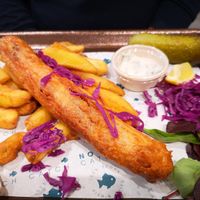 Battered Saveloy at The No Catch Co in Brighton