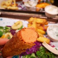 Battered Saveloy at The No Catch Co in Brighton