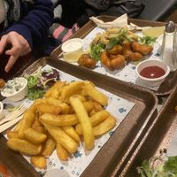 Triple cooked chips at The No Catch Co in Brighton