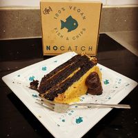 Salted caramel cake!  at The No Catch Co in Brighton