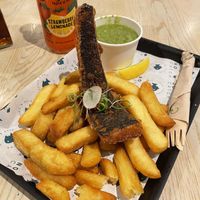 Cod and Chips  at The No Catch Co in Brighton