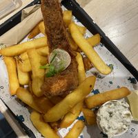 Fish and chips (regular)  at The No Catch Co in Brighton