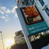 Signage outside  at The No Catch Co in Brighton