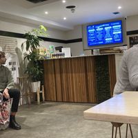 The bar for ordering  at The No Catch Co in Brighton