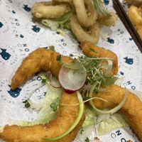 Calamari and shrimp  at The No Catch Co in Brighton