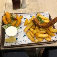Cod and shrimp   at The No Catch Co in Brighton
