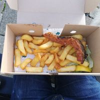 'haddock' and chips  at The No Catch Co in Brighton