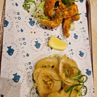 Popcorn prawnz & calamari at The No Catch Co in Brighton