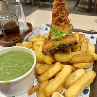 Large cod & chips   at The No Catch Co in Brighton