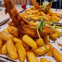 Haddock and chips at The No Catch Co in Brighton