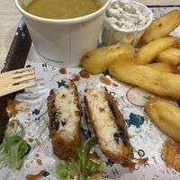 Inside of the cod  at The No Catch Co in Brighton