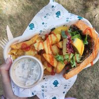 Fish and Chips at The No Catch Co in Brighton