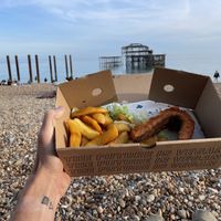 Vegan Cod & Chips £11  at The No Catch Co in Brighton
