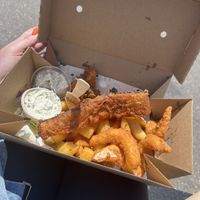 Smoked Tofish & Chips 🩷  at The No Catch Co in Brighton