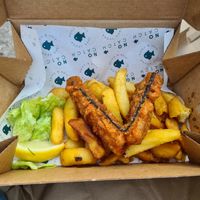 Regular fish and chips at The No Catch Co in Brighton