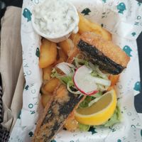 Cod and chips at The No Catch Co in Brighton
