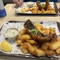 Cod & Chips 😋   at The No Catch Co in Brighton
