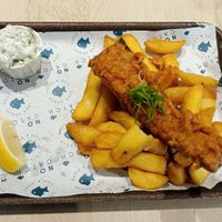 Vegan fish and chips at The No Catch Co in Brighton