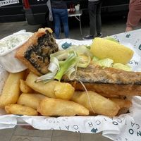 Fish and chips   at The No Catch Co in Brighton