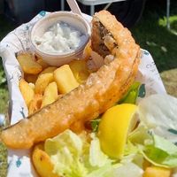 Vegan fish & chips at The No Catch Co in Brighton