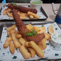 Smoked Haddock, Chips & Tartar Sauce at The No Catch Co in Brighton