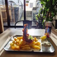 Lunch in the sun #Veganuary at The No Catch Co in Brighton