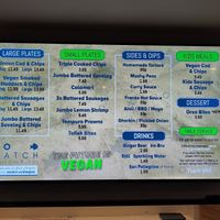 Menu at The No Catch Co in Brighton