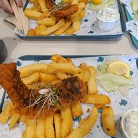 Reg vegan fish and chips at The No Catch Co in Brighton