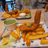 Cod and chips at The No Catch Co in Brighton