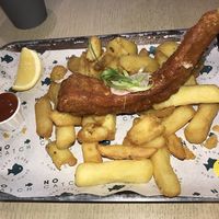 Gorgeous vish and chips   at The No Catch Co in Brighton