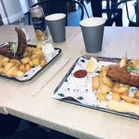 Large portions of vish and chips   at The No Catch Co in Brighton