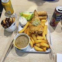 Fish n chips  at The No Catch Co in Brighton