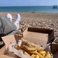 Smoked fish n chipss  at The No Catch Co in Brighton