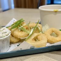 Calamari with tartare   at The No Catch Co in Brighton