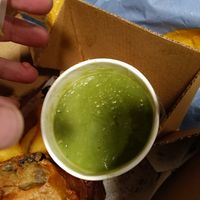 Mushy peas at The No Catch Co in Brighton