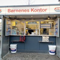 Hotdog stand at Børnenes Kontor in Aarhus