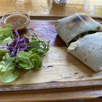 Wrap Nela mit Tofu  at Miga de Nube in Mallorca