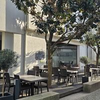 Outdoor seating. at Assembleia in Arouca